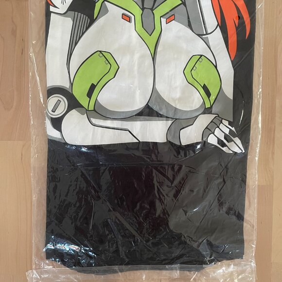 Gamer Supps Black Waifu Shirt S6.9: Android 69 T-Shirt size Medium NWT NEW - Picture 3 of 3